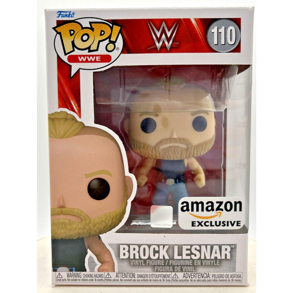 Funko Pop! WWE Brock Lesnar Amazon Exclusive #110 F23 - Picture 1 of 6